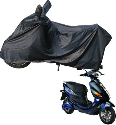 RiderShine Two Wheeler Cover for Hero(Electric Cruz, Black)