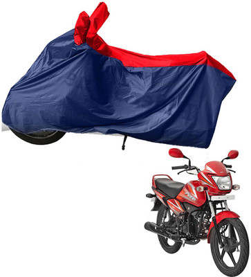 RiderShine Two Wheeler Cover for Hero(Splendor NXG, Blue, Red)