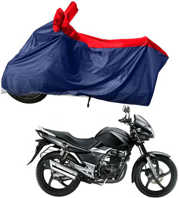 RiderShine Two Wheeler Cover for Suzuki(GS 150R, Blue, Red)