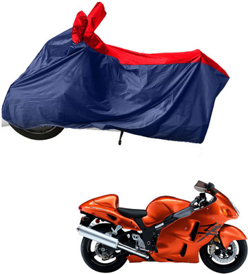RiderShine Two Wheeler Cover for Suzuki(GSX R1300 Hayabusa, Blue, Red)