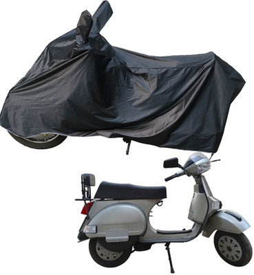 RiderShine Two Wheeler Cover for LML(Select, Black)
