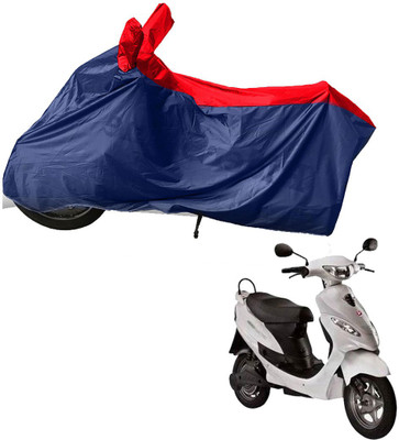 RiderShine Two Wheeler Cover for Hero(Electric E-Sprint, Blue, Red)