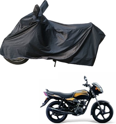 RiderShine Two Wheeler Cover for TVS(Star City, Black)