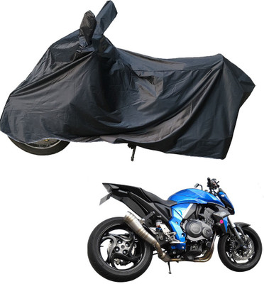 RiderShine Two Wheeler Cover for Honda(CB 1000R, Black)