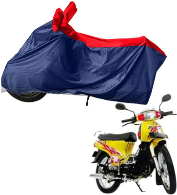 RiderShine Two Wheeler Cover for Kinetic(K4, Blue, Red)