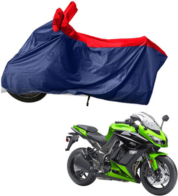 RiderShine Two Wheeler Cover for Kawasaki(Ninja 1000, Blue, Red)