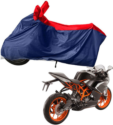 RiderShine Two Wheeler Cover for KTM(RC 200, Blue, Red)