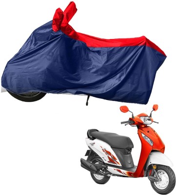 RiderShine Two Wheeler Cover for Honda(Activa i, Blue, Red)