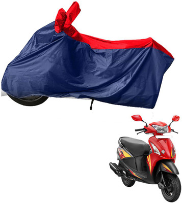 RiderShine Two Wheeler Cover for Hero(Pleasure, Blue, Red)