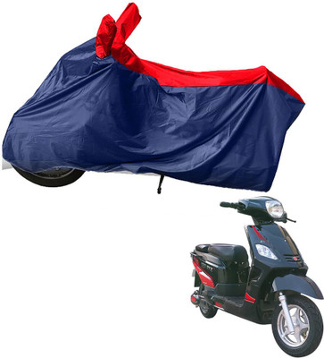 RiderShine Two Wheeler Cover for Hero(Electric NYX, Blue, Red)