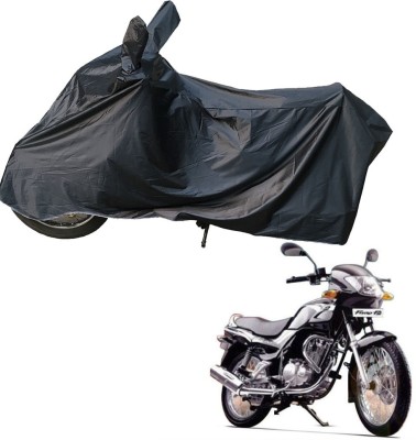 RiderShine Two Wheeler Cover for TVS(Fiero F2, Black)