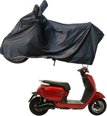 RiderShine Two Wheeler Cover for Okinawa(Lite, Black)