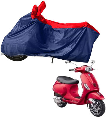 RiderShine Two Wheeler Cover for Piaggio(Vespa SXL 150, Blue, Red)