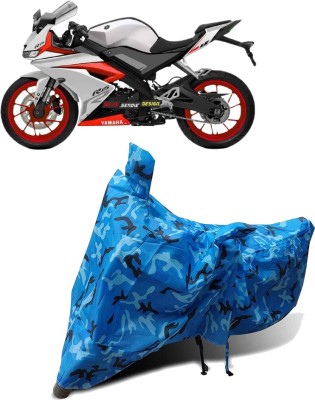 EXOME Two Wheeler Cover for Yamaha(YZF R15 V3.0, Blue)