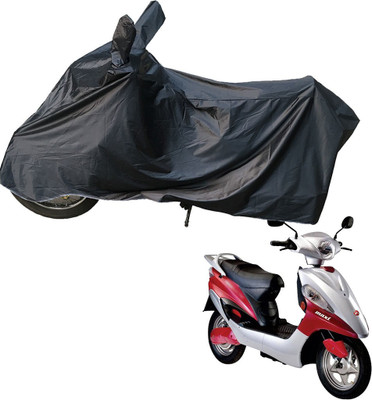 RiderShine Two Wheeler Cover for Hero(Electric Maxi, Black)