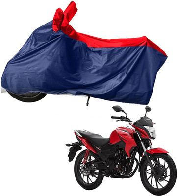 RiderShine Two Wheeler Cover for Honda(CB Twister, Blue, Red)