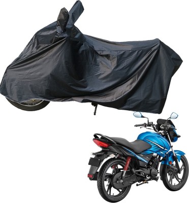 RiderShine Two Wheeler Cover for Hero(Glamour FI, Black)