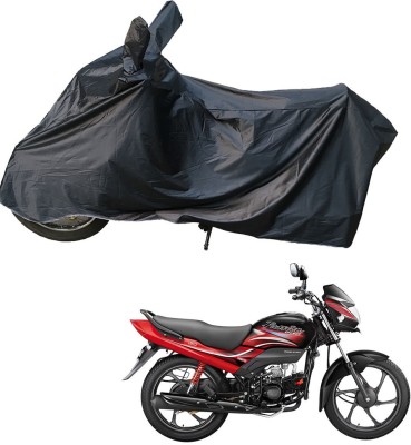 RiderShine Two Wheeler Cover for Hero(Passion Pro i3S, Black)