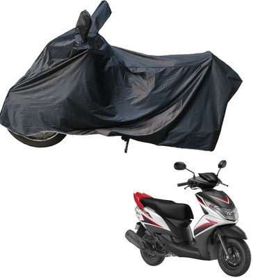 RiderShine Two Wheeler Cover for Yamaha(Ray Z, Black)