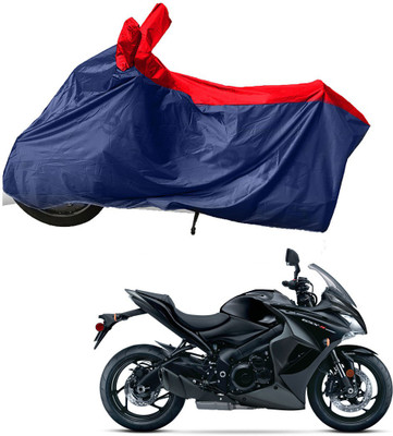 RiderShine Two Wheeler Cover for Suzuki(GSX S1000F, Blue, Red)