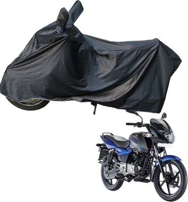 RiderShine Two Wheeler Cover for Bajaj(Pulsar 150, Black)