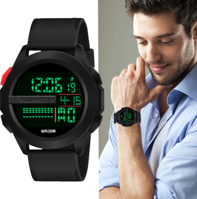 luxurit Multi-Functional LED Display, Alarm, Stopwatch Digital Watch  - For Men