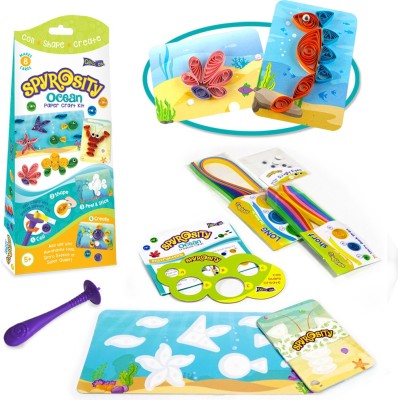 Quill On Spyrosity Ocean – Arts & Crafts Creative Kit for Boys & Girls Age 5