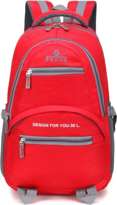 Fegus Large 35 L Spacy Laptop Backpack for Men & Women. 35 L Laptop Backpack(Red)