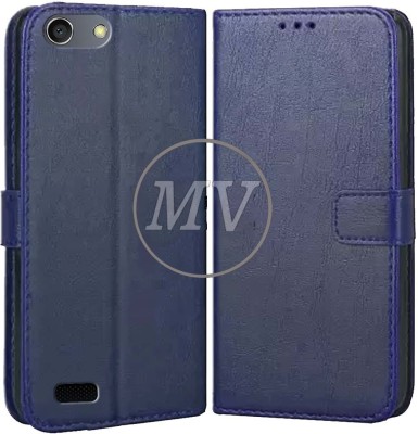 MV Back Cover for OPPO Neo 7(Blue, Cases with Holder, Pack of: 1)