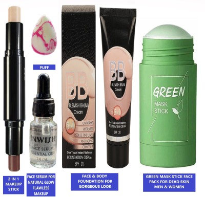INWISH DAILY ESSENTIAL FACE MAKEUP COMBO FOR GIRLS & WOMEN GA06(5 Items in the set)