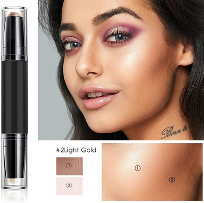 Aylily MATTE CONTOUR AND HIGHLIGHT STICK Concealer(BEIGE, 6.5 g)
