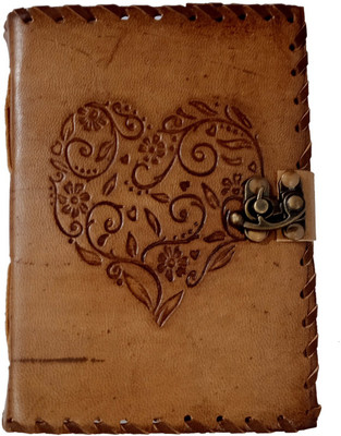 Purpledip Classy Assorted Diary Unruled 200 Pages(Brown)