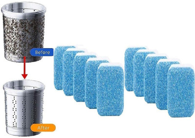 AZAL Washing Machine Deep Cleaner Powder Tablet for Drum Stain Remover(PACK OF 10) Detergent Powder (Regular)(10 ml)