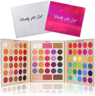 Insta Beauty 86 Colors Matte Shimmer Pretty All Set EyeShadow Palette Beauty Eye Shadow 196 g(The Color Book)