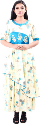 rayie collection Flared/A-line Gown(Beige)