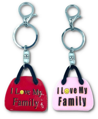 VS Club COMBO_LOVEFAMILY_REDPINK_BAGKEYCHAIN Key Chain