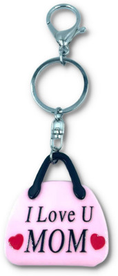 VS Club ILOVEUMOM_PINK_BAGKEYCHAIN Key Chain