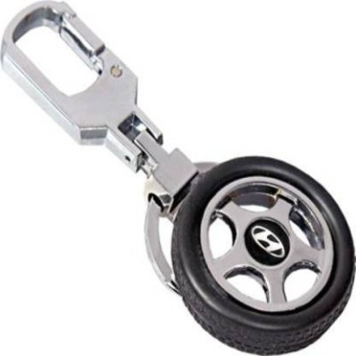 Daiyamondo Hyundailogo Rotatig Tyre Attractive Designer keychain looking keychain Key Chain