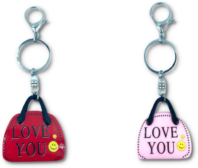 VS Club COMBO_LOVEYOU_REDPINK_BAGKEYCHAIN Key Chain