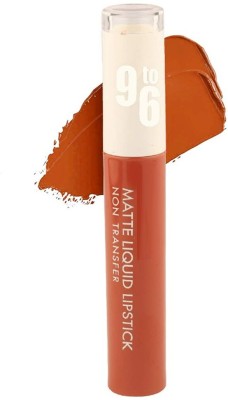 GFSU MATTE LIQUID LIPSTICK LONG LASTING & WATERPROOF MATTE LIPSTICK MAKEUP(LIGHT BROWN, 4 ml)