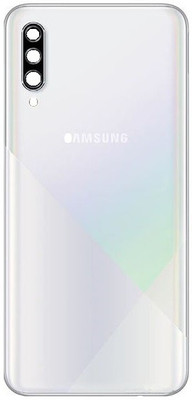 Sandreezz Samsung Galaxy A30s / SM-A307 (With Camera lens) (with Proper Logo) Back Panel(Prism Crush White)