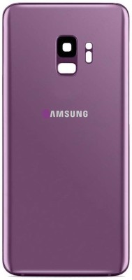 Sandreezz Samsung Galaxy S9 / SM-G960 (With Camera lens) (with Proper Logo) (Glass) Back Panel(Lilac Purple)