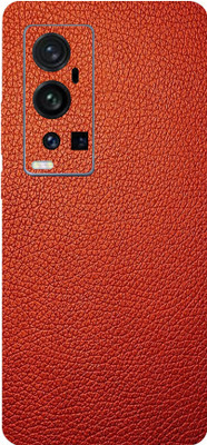 BugguSkin Vivo X60 Pro Plus, vivo X60 Pro+ Mobile Skin(Ultra Super Cherry Red Leather Skin With High Mattte Finish.)