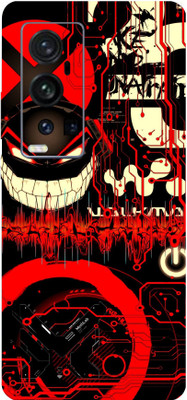 BugguSkin VIVO X60 PRO PLUS, vivo X60 Pro+, vivo x 60 pro plus Mobile Skin(Ultra Super Red Graffiti Skin With High Matte Finish.)