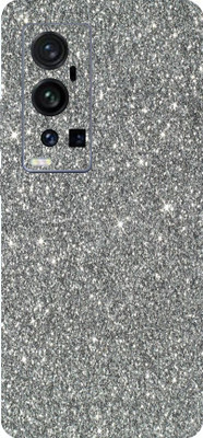 BugguSkin Vivo X60 Pro Plus, vivo X60 Pro+ Mobile Skin(Ultra Super Sparkling Grey Glitter Skin With High Matte Finish.)