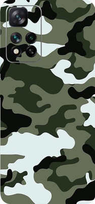 LAMHA Xiaomi 11i 5G Mobile Skin(Ultra Super Camouflage Military Winter High Matte Finish.,.)
