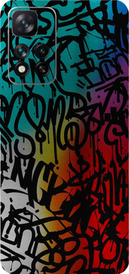 LAMHA Xiaomi 11i 5G Mobile Skin(Ultra Super Graffiti Text High Matte Finish.,.)