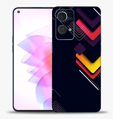 OggyBaba Oppo Reno 7 Pro, Skin Guard, An Elegant Mobile Skin(Elbow Abstract Multicolor Skin With Ultra Matte Finish)