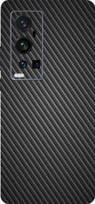 BugguSkin Vivo X60 Pro Plus, vivo X60 Pro+ Mobile Skin(Ultra Super Jade Black Carbon Fiber Skin With High Mattte Finish.)