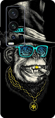 LAMHA vivo X60 Pro+ Mobile Skin(Ultra Super Smart And Crazy Monkey High Matte Finish.,.)